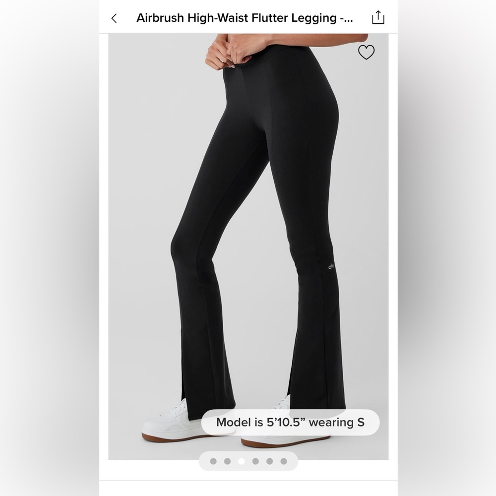 ALO yoga airbrush high waist flutter legging